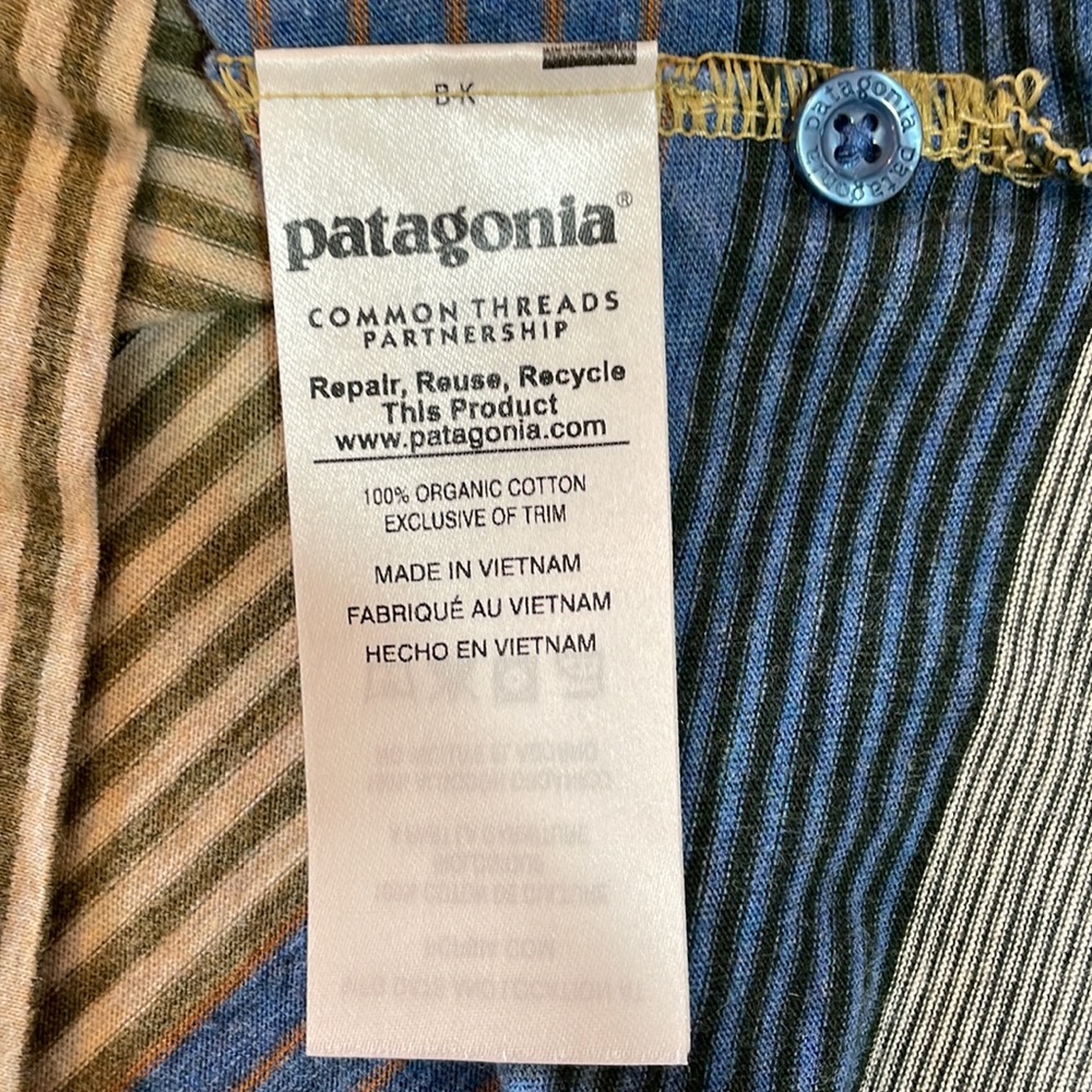 Patagonia Organic Cotton Striped Polo Shirt - Multi Colored - Picture 9 of 14